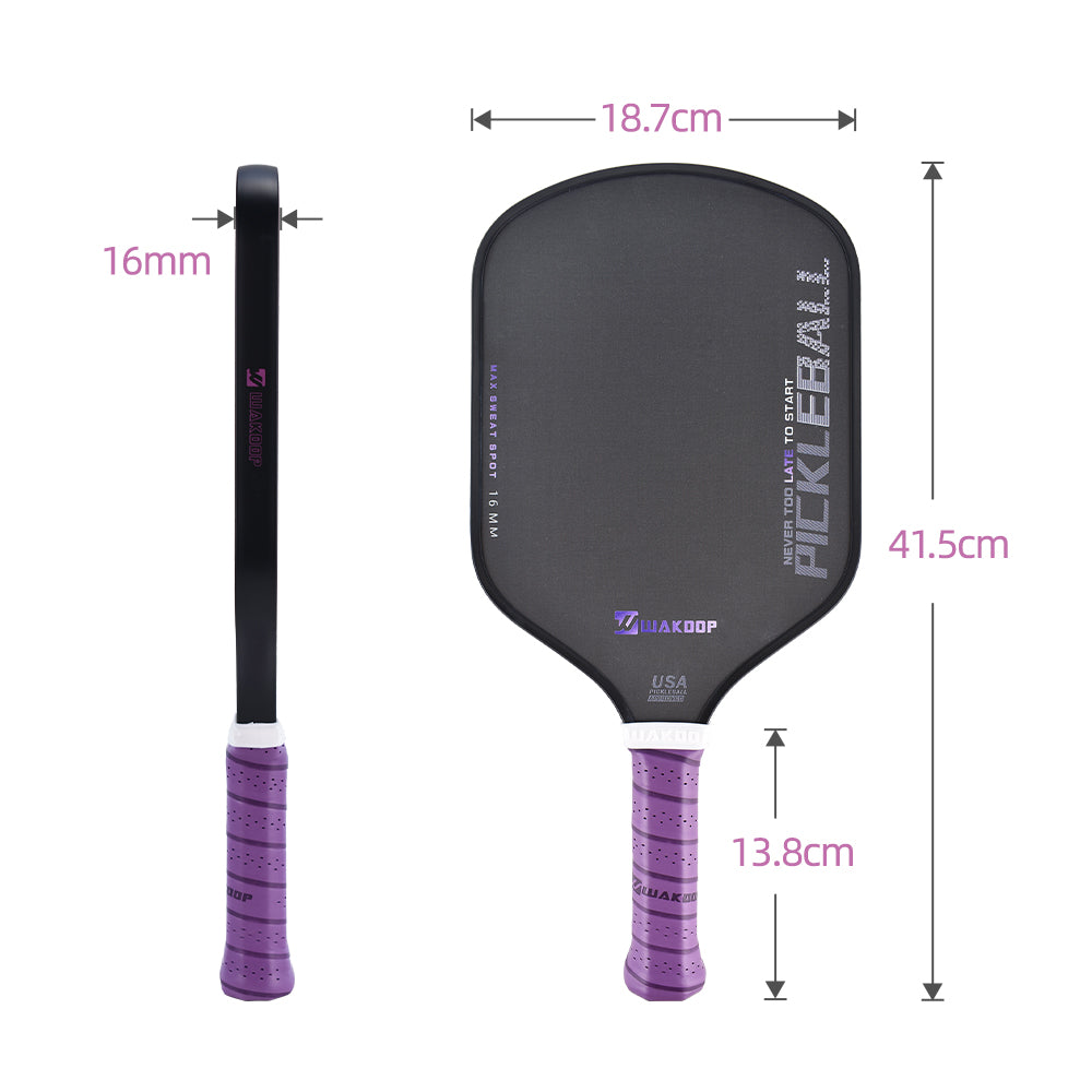 Purple-Black Border - Venom Pickleball Paddle
