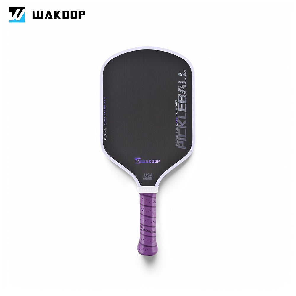 Purple-White Border - Venom Pickleball Paddle